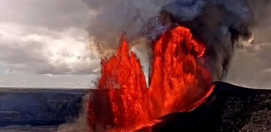 Volcán Kilauea erupción en Hawái