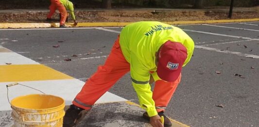 INTT moderniza señalización viales de Fuerte Tiuna