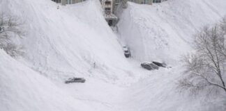 Rusia Dos víctimas mortales por nieve
