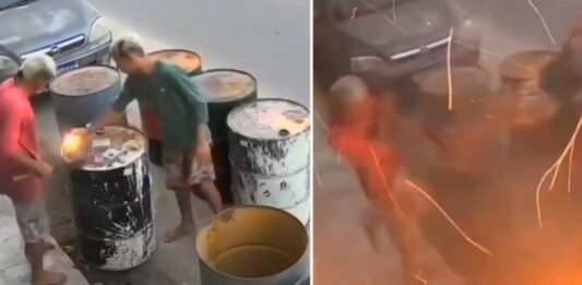 explosión Brasil contenedores