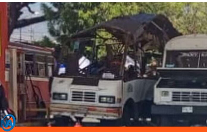 explosión unidad de transporte público Maracay explosión unidad de transporte público Maracay