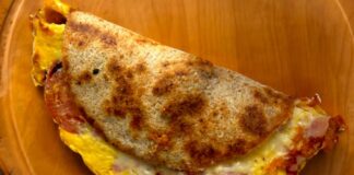 fajitas huevo jamón queso