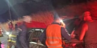incendio vehículo Variante Yagua-San Diego