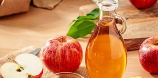 líneas de expresión vinagre de manzana