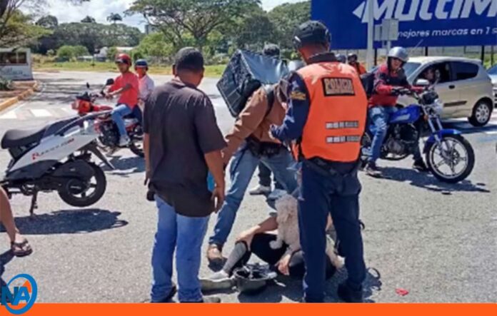 mujer lesionada accidente Naguanagua mujer lesionada accidente Naguanagua