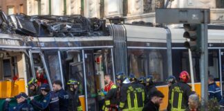 Accidente de tranvía en Milán