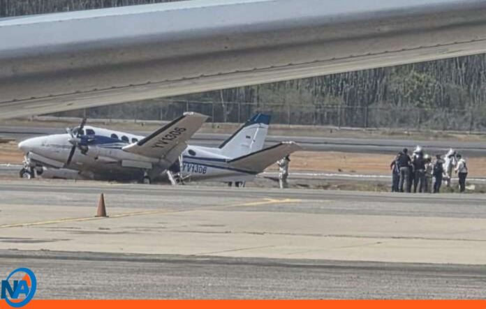 Avión aterriza de emergencia Maiquetía Avión aterriza de emergencia Maiquetía