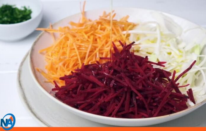 Ensalada de zanahoria y remolacha Ensalada de zanahoria y remolacha