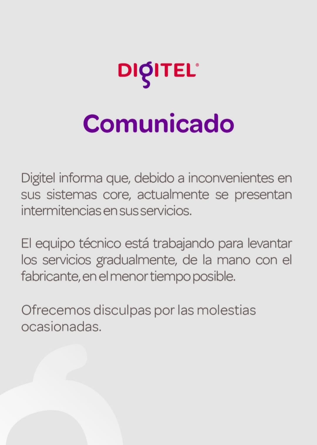 Caída de Digitel