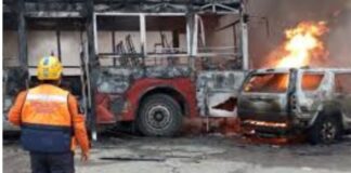 Incendio en Guarenas-Guatire