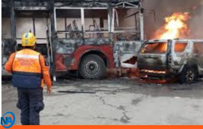 Incendio en Guarenas-Guatire Incendio en Guarenas-Guatire