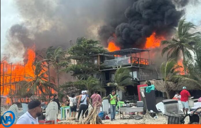 Incendio en Santa Marta Incendio en Santa Marta