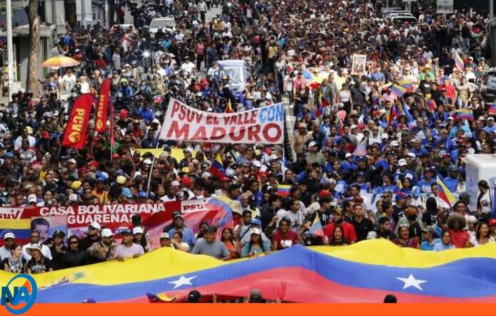 Marcha liberación de Maduro y Cilia