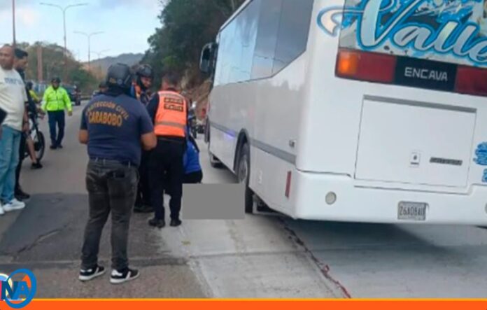 Motorizado fallece en Autopista Valencia Puerto Cabello