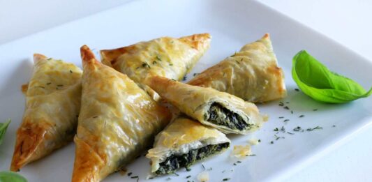 Pastelitos de espinaca