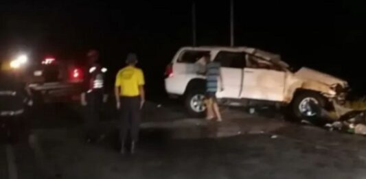 accidente vía Morón-Coro