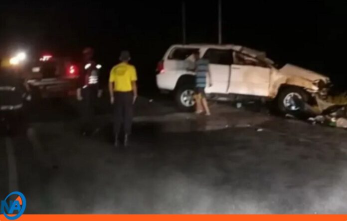 accidente vía Morón-Coro