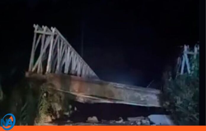 colapso puente Mérida Táchira
