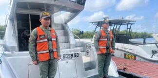 embarcación retenida Morrocoy