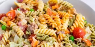 ensalada de atún con pasta