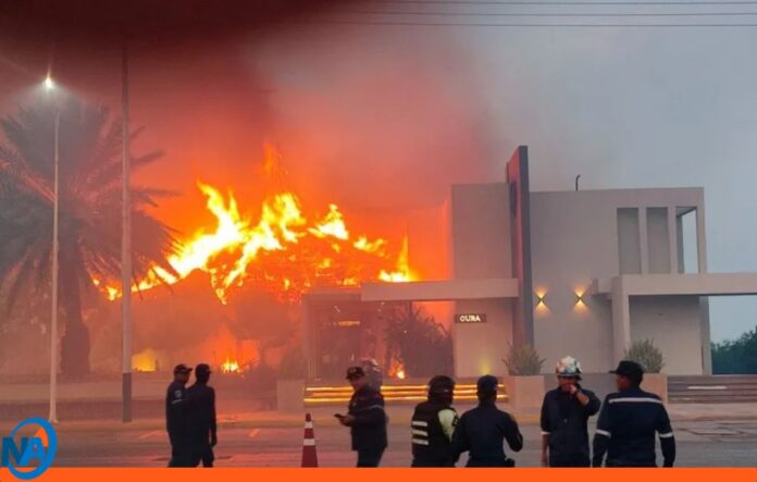 incendio restaurante Lechería