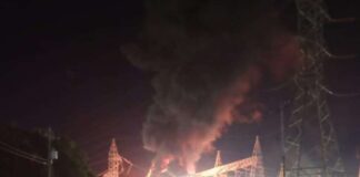 incendio subestación Santa Teresa III