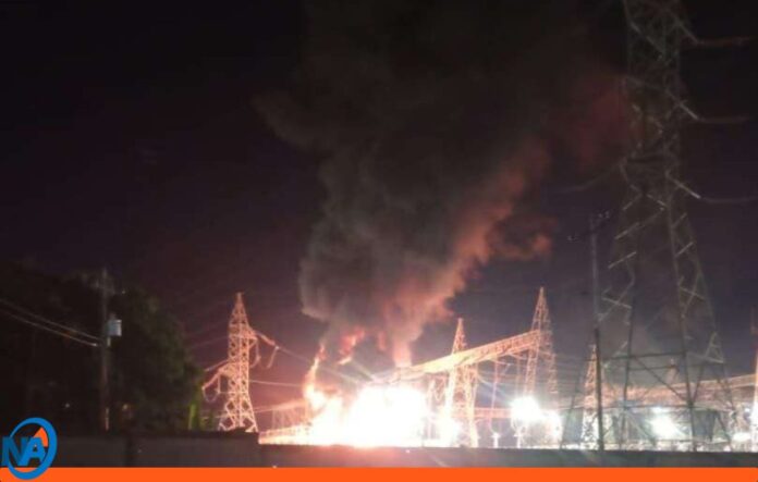 incendio subestación Santa Teresa III