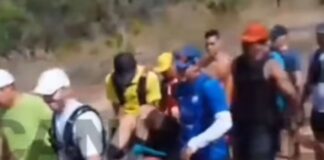 joven rescatado cerro Valencia
