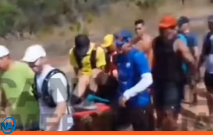 joven rescatado cerro Valencia joven rescatado cerro Valencia