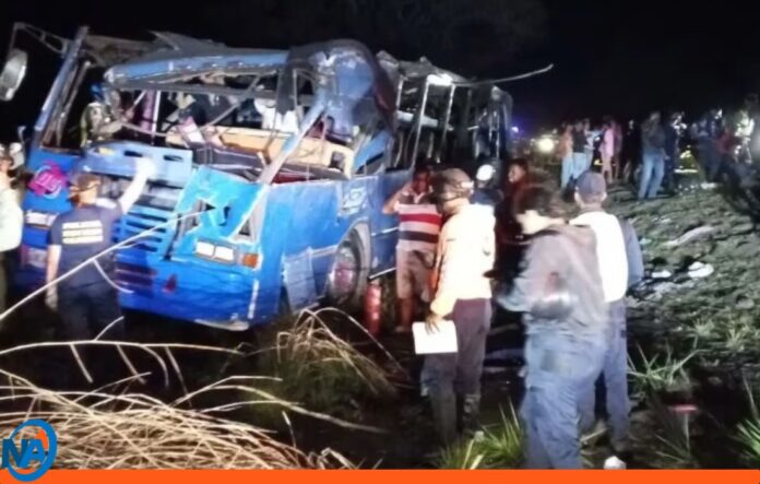 volcamiento autobús Cojedes