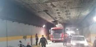 Accidente en la Autopista Caracas-La Guaira