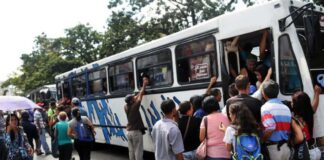 Aumento de pasaje Carabobo