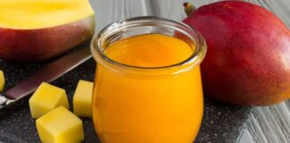 Compota de mango casera