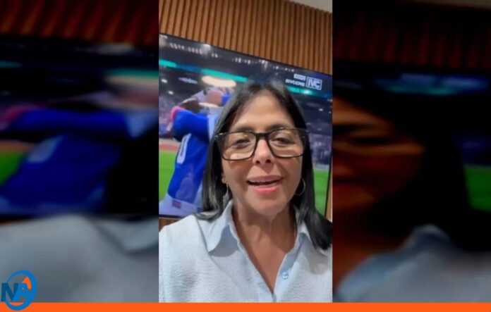 Delcy Rodríguez celebra triunfo de Venezuela Delcy Rodríguez celebra triunfo de Venezuela