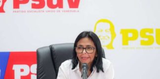 Delcy Rodríguez encuentro PSUV