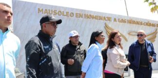 Delcy Rodríguez monumento caídos 3 de enero