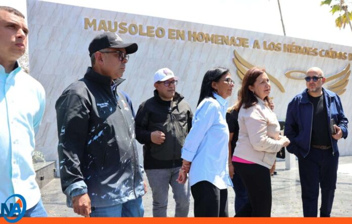 Delcy Rodríguez monumento caídos 3 de enero Delcy Rodríguez monumento caídos 3 de enero