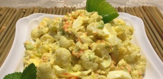 Ensalada de Coliflor Fría