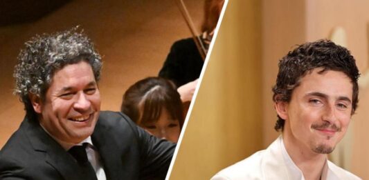 Gustavo Dudamel Timothée Chalamet