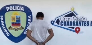 PoliGuacara detiene a sujeto por agresión física su pareja