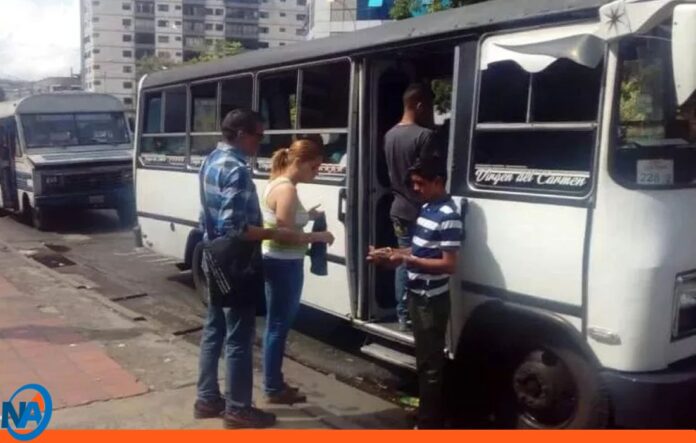 Tabla oficial del pasaje urbano Tabla del pasaje urbano