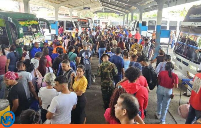 Temporadistas se movilizan desde este lunes