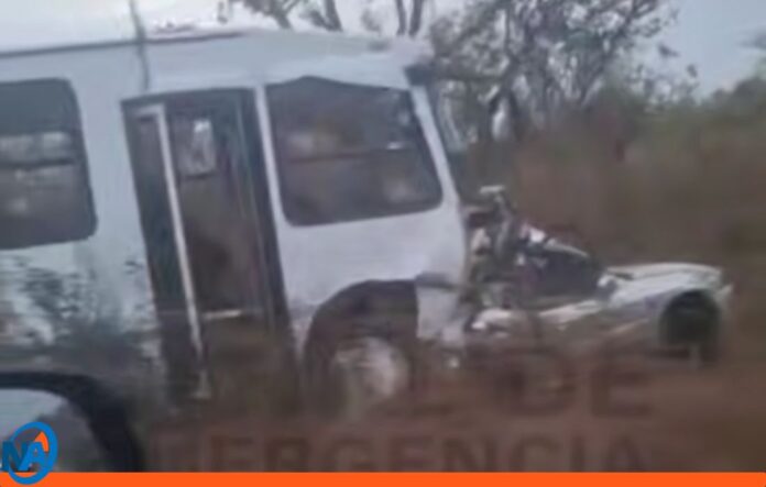 accidente carretera Ciudad Orinoco - El Tigre