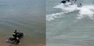 colisión motos de agua Barinas