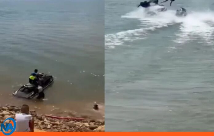 colisión motos de agua Barinas