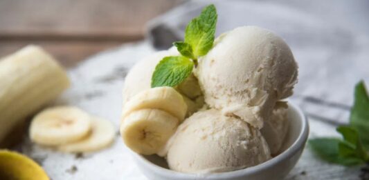 helado de cambur cremoso