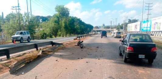 mujer arrollada motorizado Aragua