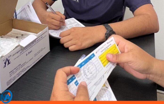 tarjeta vacunación viajes niños