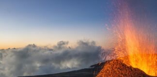 volcán Piton de la Fournaise