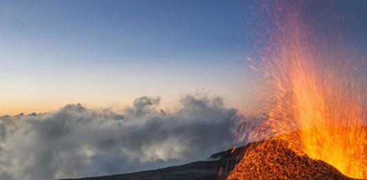 volcán Piton de la Fournaise